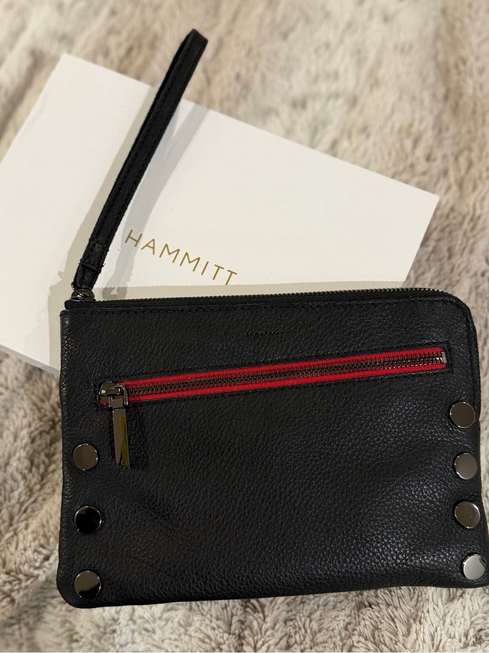 HAMMITT Nash Black pebble/gunmetal